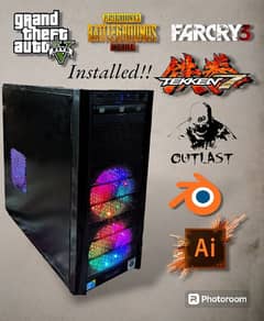 Core i5 4th gen Gaming PC with Many Games Installed