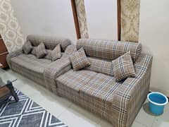 7 seater sofa set for sale with Cushions