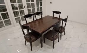 Dinning table with 6 chairs