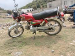 united bike 70cc good condition 2021 model Islamabad number