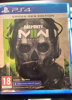 Call of Duty modern warfare 2 WMII  PS4