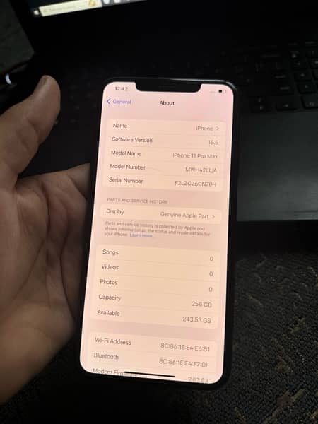 Iphone 11 Pro Max Jv Non pta 256 Gb 6