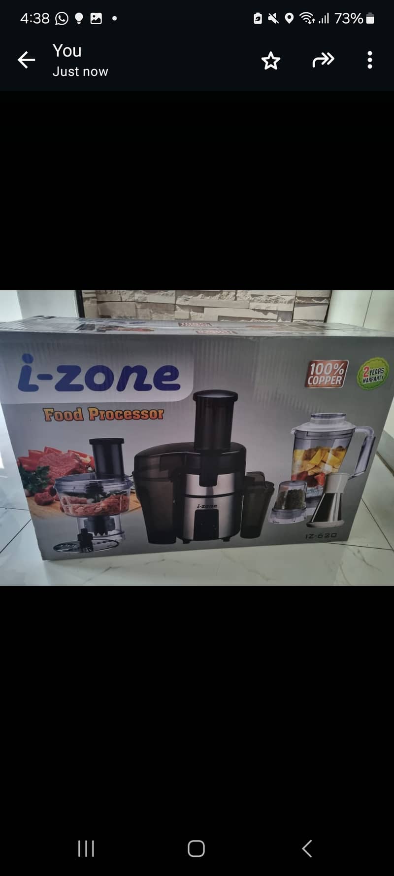 I-zone Food Processor Brand New 2