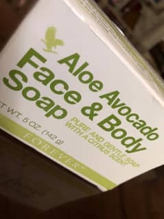 Aloe Avocado face and body soap (pack of 2)