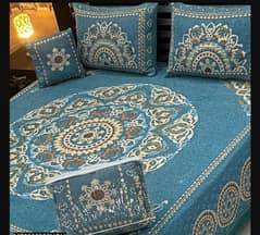 Velvet Jacquard Luxury Bedding - 4-Piece Double Bed Sheet Set