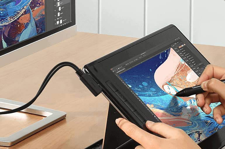 Huion Kamvas Pro 13 Display Drawing Tablet (2.5K) Complete Box 10