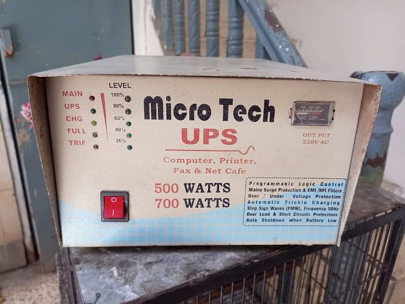 micro tech ups 700 watts 0
