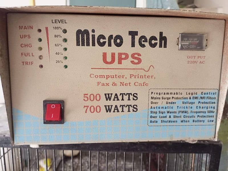 micro tech ups 700 watts 1