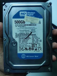 WD 500Gb Hard Drive for Desktop Pc