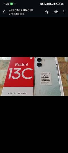 Redmi 13c 6/128 white colour