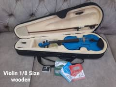 Violin completely wooden with all accessories