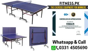 8 wheels professional Intrnational Butterfly Style Table Tennis Table