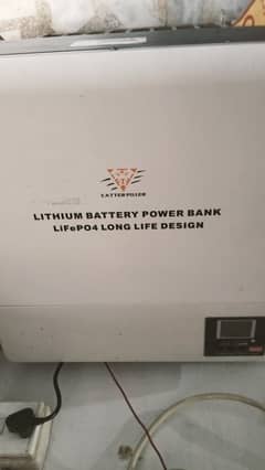 Lithium battery power bank Lifepo4 , only 18 month used for sale