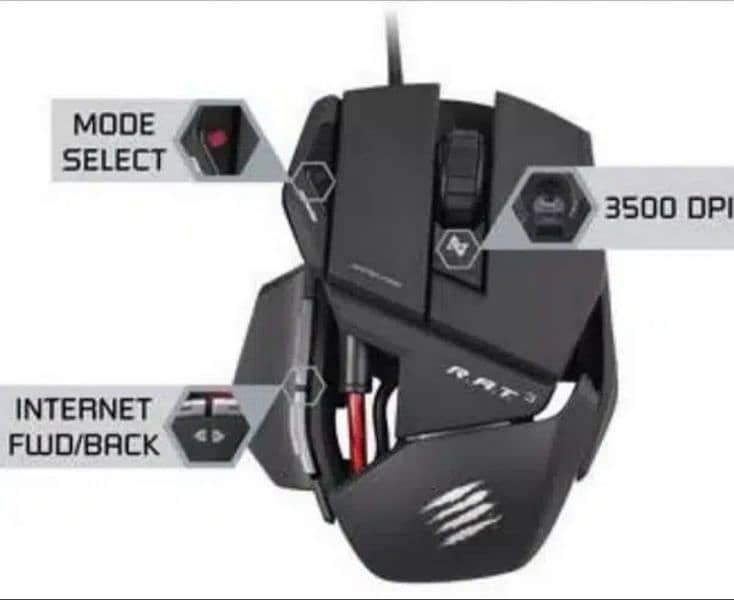 Mad Catz - R A T 3 Gaming Mouse 1