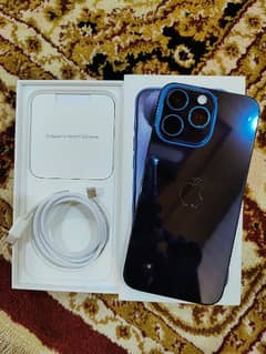 iPhone 15 pro max 256GB blue titanium