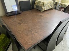 Dining table with 5 chairs