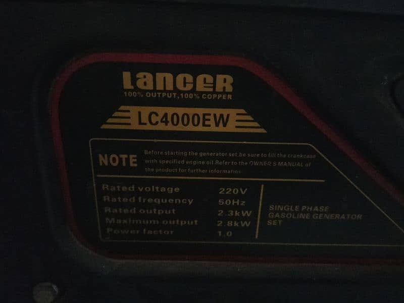 2 kv generator in good condition for sale 0