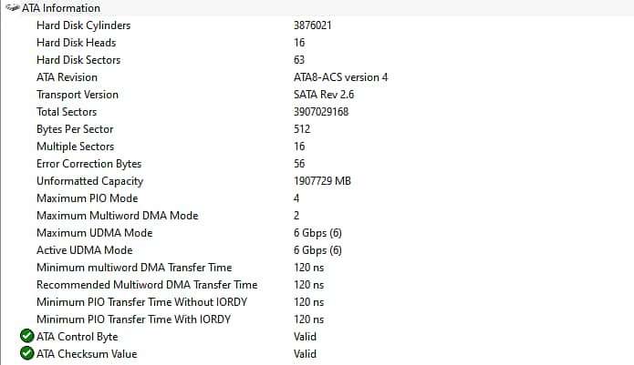 HGST 2tb Hard Disk %100 Health - 2tb Hard Drive - Desktop HDD 6