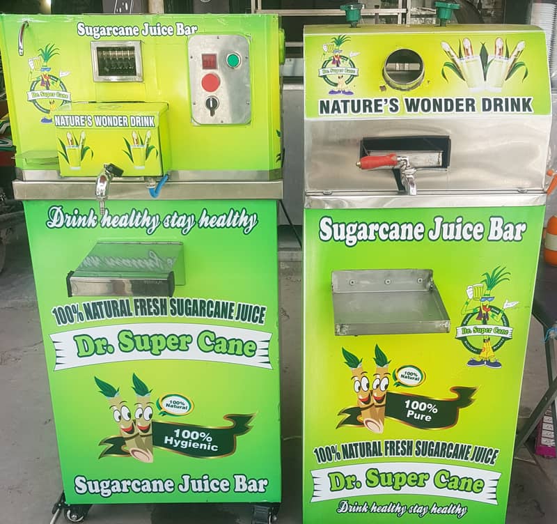 Modern Sugarcane Juice Machine complete setup  for new business 0