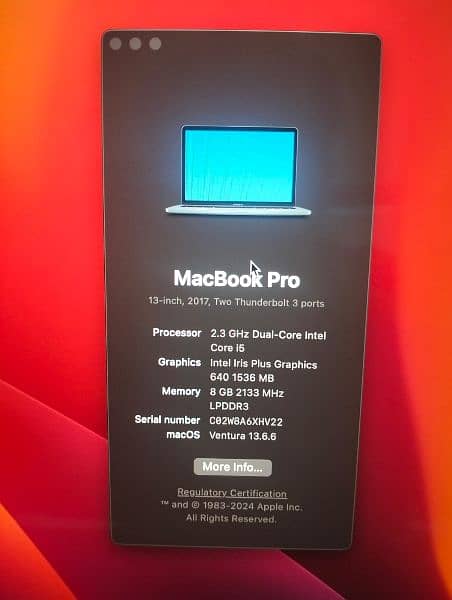 mac book pro 2017 0