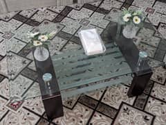 Drawing Room Centre Glass Table with 2 Coffee Tables