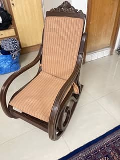 solid wood rocking chair