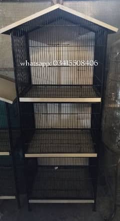 Parrot Cage Full Angle Heavy Weight