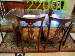 deewan L shaped sofa center table dining table