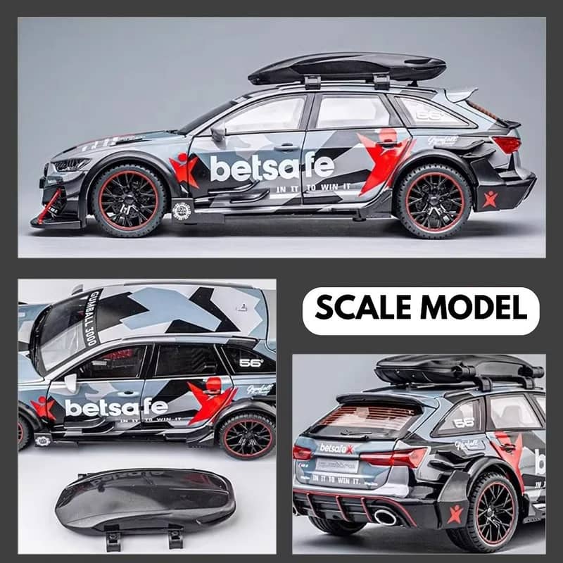 Audi RS6 Modified Vehicles  Model car Alloy Diecast 4