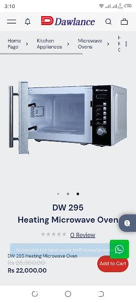 Microwave oven for sale 0