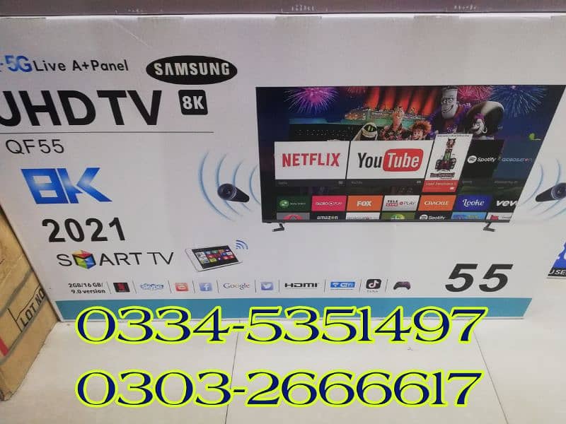 good quality 55 inch Samsung Smart WiFi Android 4k UHD LED. 0