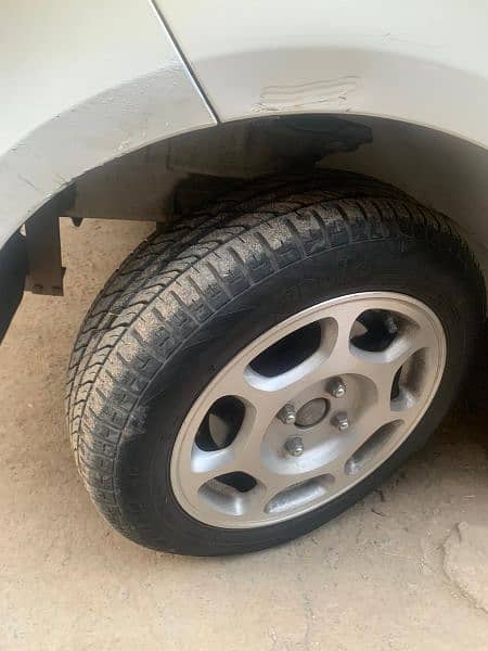 changan karvaan 2021 bumper to bumper original power stering Alloy rim 2