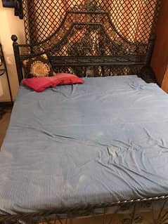 double bed with dressing