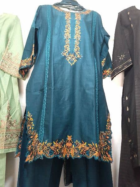 Embroidered Ready to Wear 3pcs suits. 0