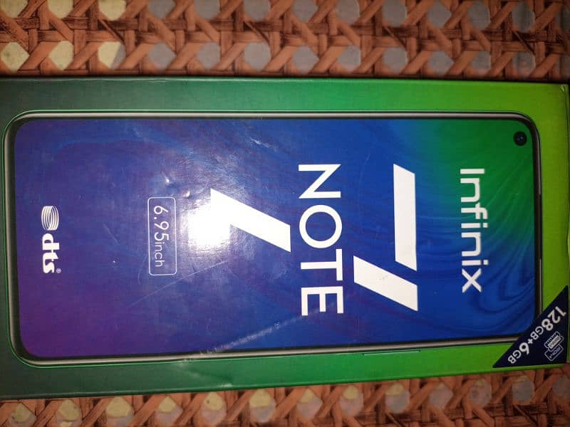 Infinix Note 7 with box 4