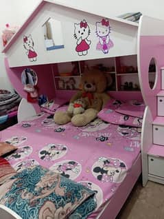 Hello kitty bed urgent sale not double triple ha