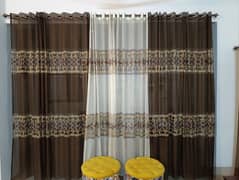 Excellent Condition and Imported Quality Fabric Net Curtains