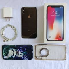 Iphone X PTA Approved with box charger covers