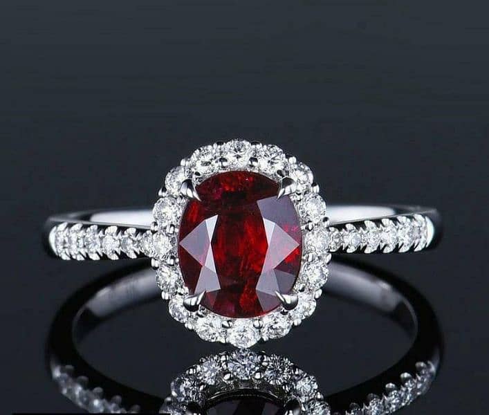 imported oval Zircon Ring 1