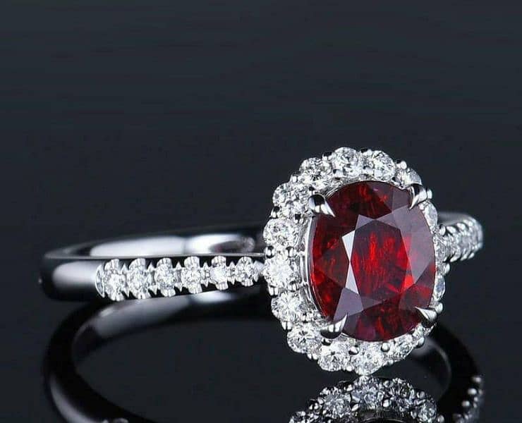 imported oval Zircon Ring 2