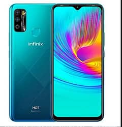 infinix hot 9 play with Box 03182038559