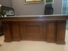 Executive Office Tables with Glass and Side Tables