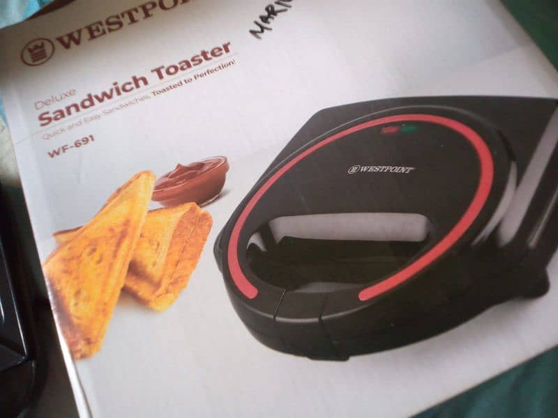 Westpoint Sandwich Maker and Toaster Unused 1