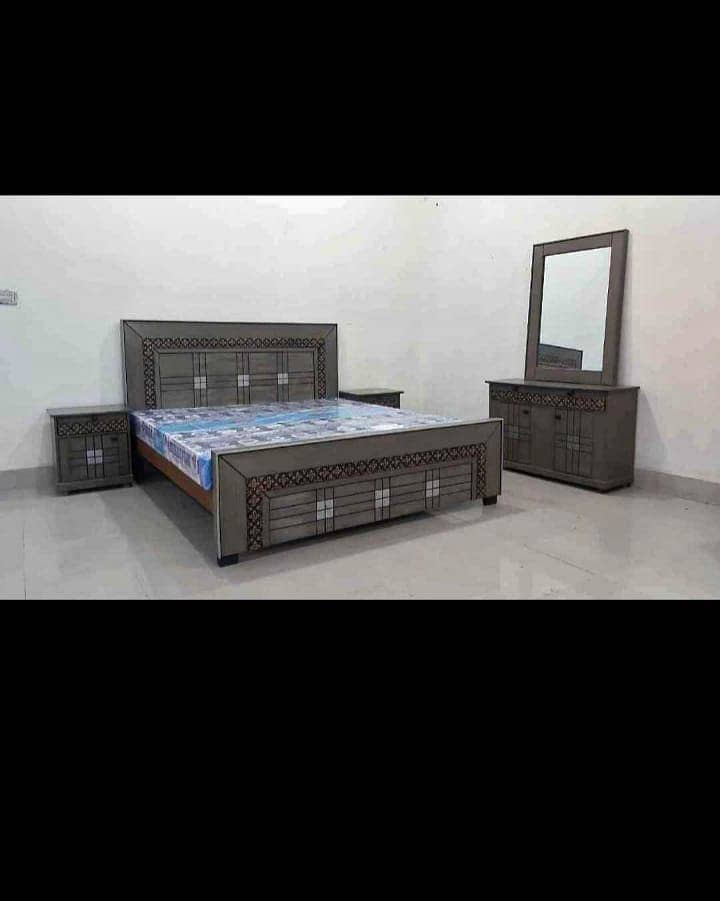 bed / double bed / king size bed / wooden bed / bed set / bedroom set 14