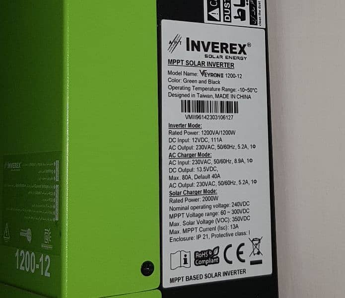 Inverter 1200watt (inverex Veyron II 1200W-12V)  For Sale 2