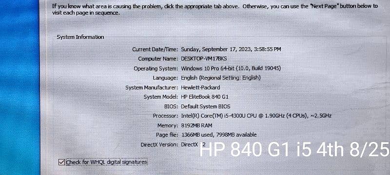 HP Elitebook 840 G2 8/256 SSD i5 5th Gen  0333_76_39_160 16