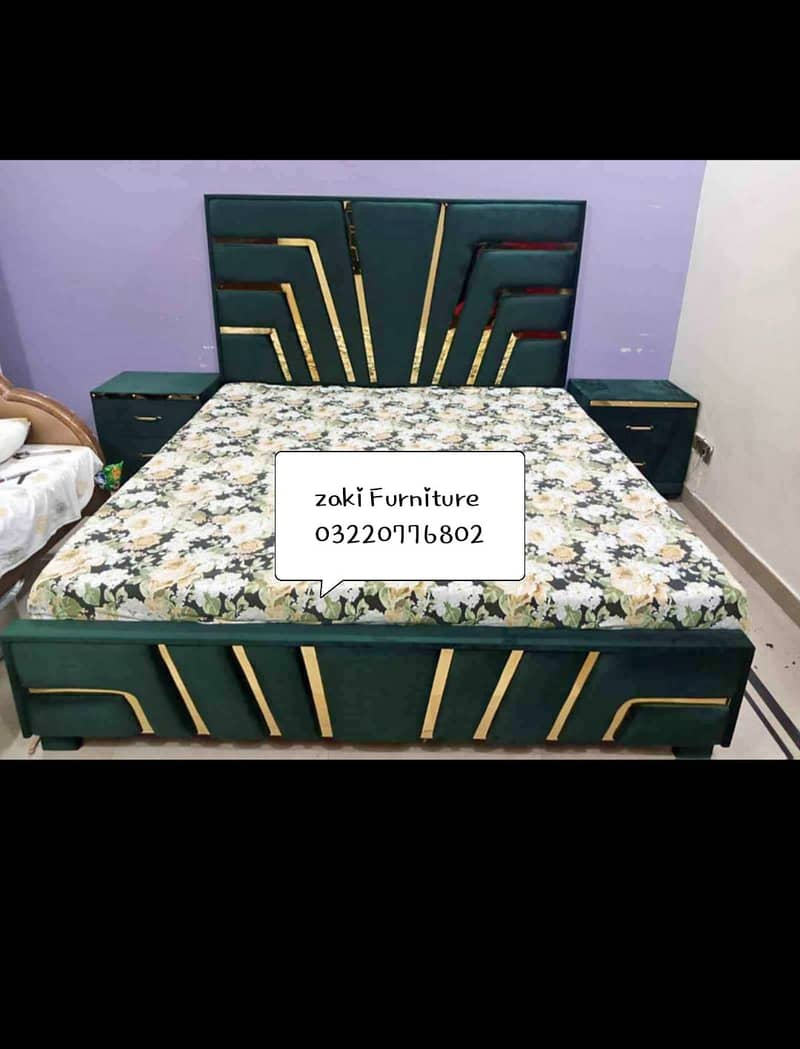 bed / bed set / double bed / king size bed / poshish bed / furniture 6