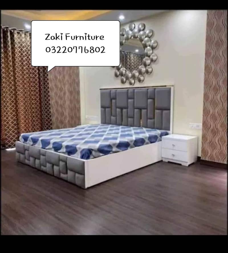 bed / bed set / double bed / king size bed / poshish bed / furniture 8