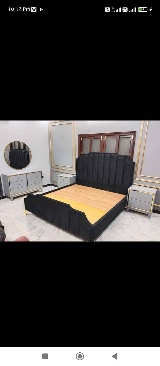 bed / bed set / double bed / king size bed / poshish bed / furniture 10