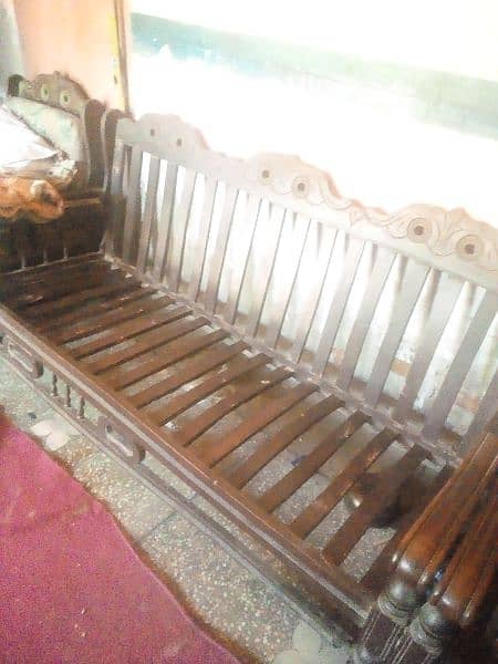 pure wood sofa set up for sale 2